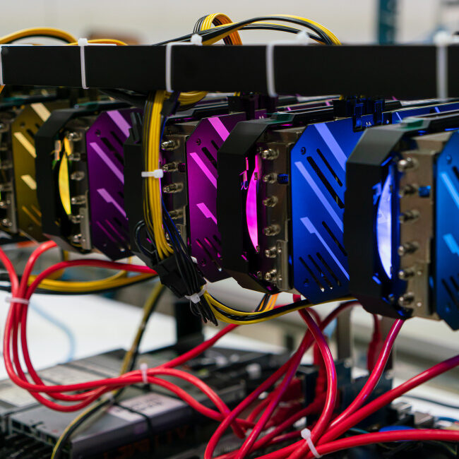 Mining Farm Rig - Cryptocurrency Miner