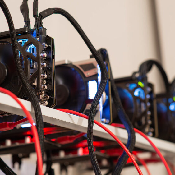 Mining Farm Rig - Cryptocurrency Miner