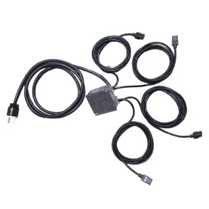 240V 30A PDU with 4 x C13 Cables for Cryptocurrency Mining by Bitcoin Merch®