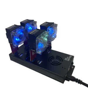 4x GekkoScience COMPAC F with Fan Upgrade + 10-Port USB Hub - COMBO Up to 1.4+TH/s by Bitcoin Merch®
