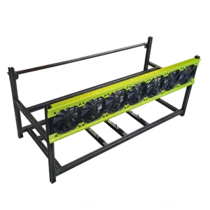 Veddha V3D 8-GPU Mining Case Aluminum by Bitcoin Merch®