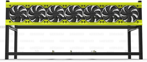 Veddha V3D 8-GPU Mining Case Aluminum by Bitcoin Merch®