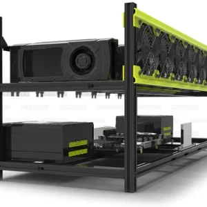 Veddha V3D 8-GPU Mining Case Aluminum by Bitcoin Merch®