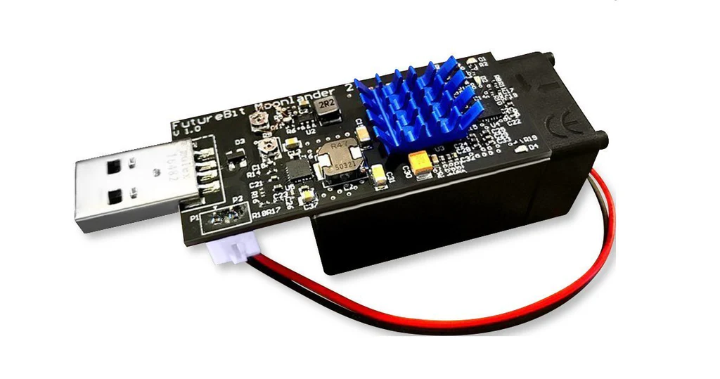 FutureBit MoonLander 2 Dogecoin Litecoin Scrypt Miner USB Stick by Bitcoin Merch®