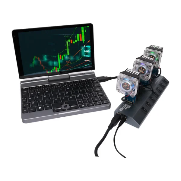 Easy Miner Laptop Kit - 3x GekkoScience COMPAC F Laptop Combo BTC XMR ...