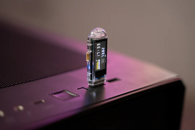 NerdMiner 2 - USB Lottery Miner with WiFi by Bitcoin Merch®