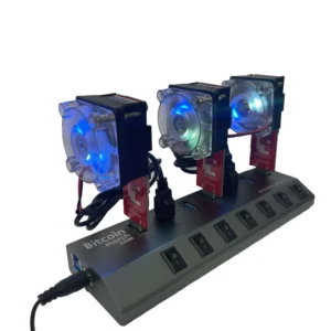 3x GekkoScience COMPAC F with Fan Upgrade + 7-Port USB Hub - COMBO Up to 1.05+TH/s by Bitcoin Merch®