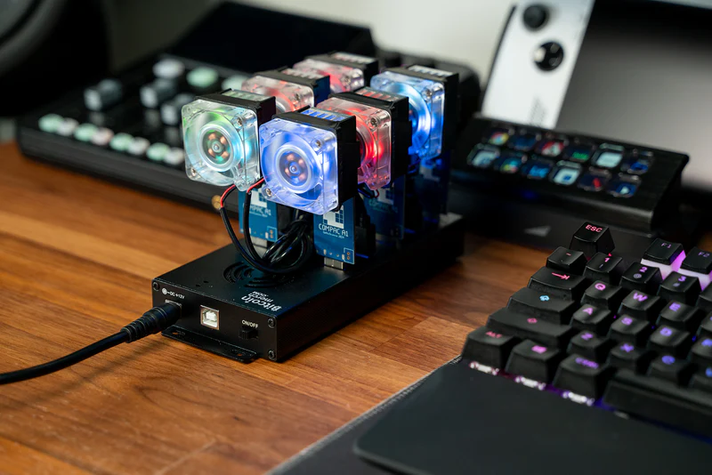 4x GekkoScience COMPAC F with Fan Upgrade + 10-Port USB Hub - COMBO Up to 1.4+TH/s by Bitcoin Merch® - Image 8